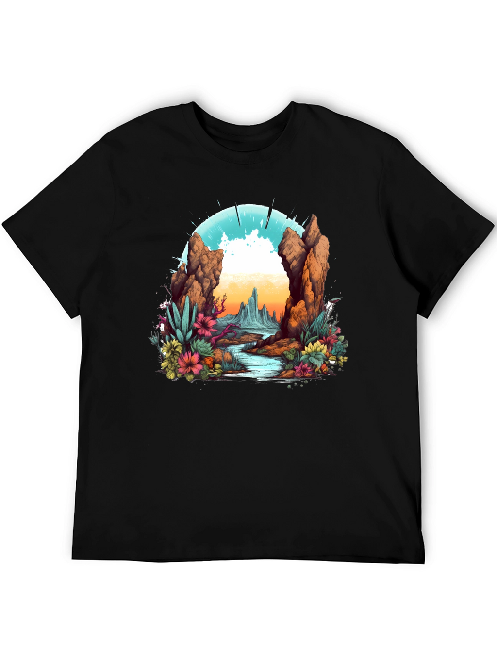 Desert Landscape Graphic Tee