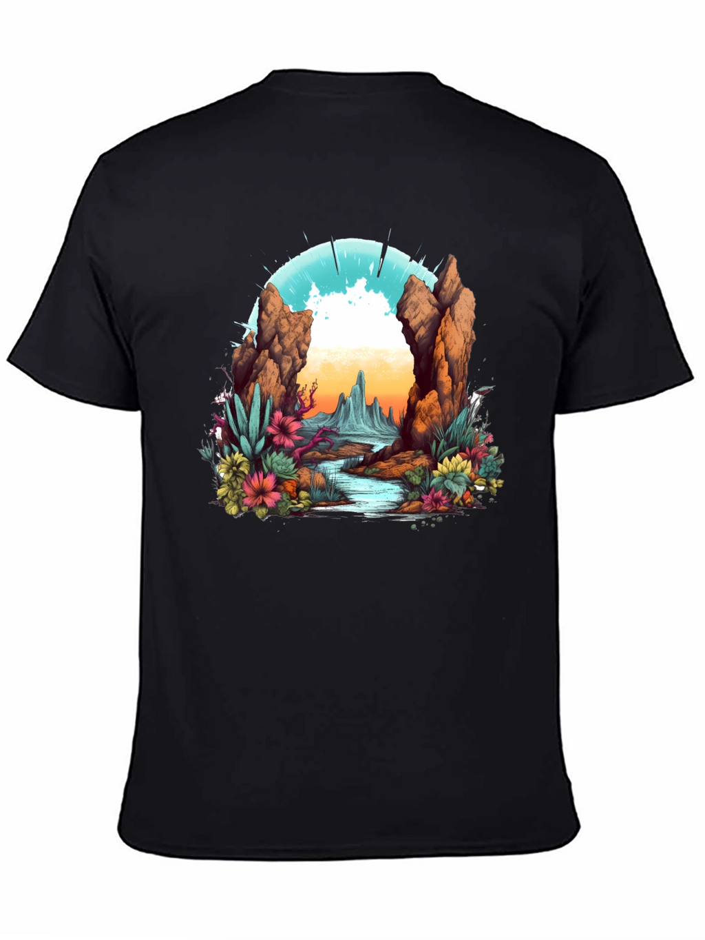 Desert Landscape Graphic Tee