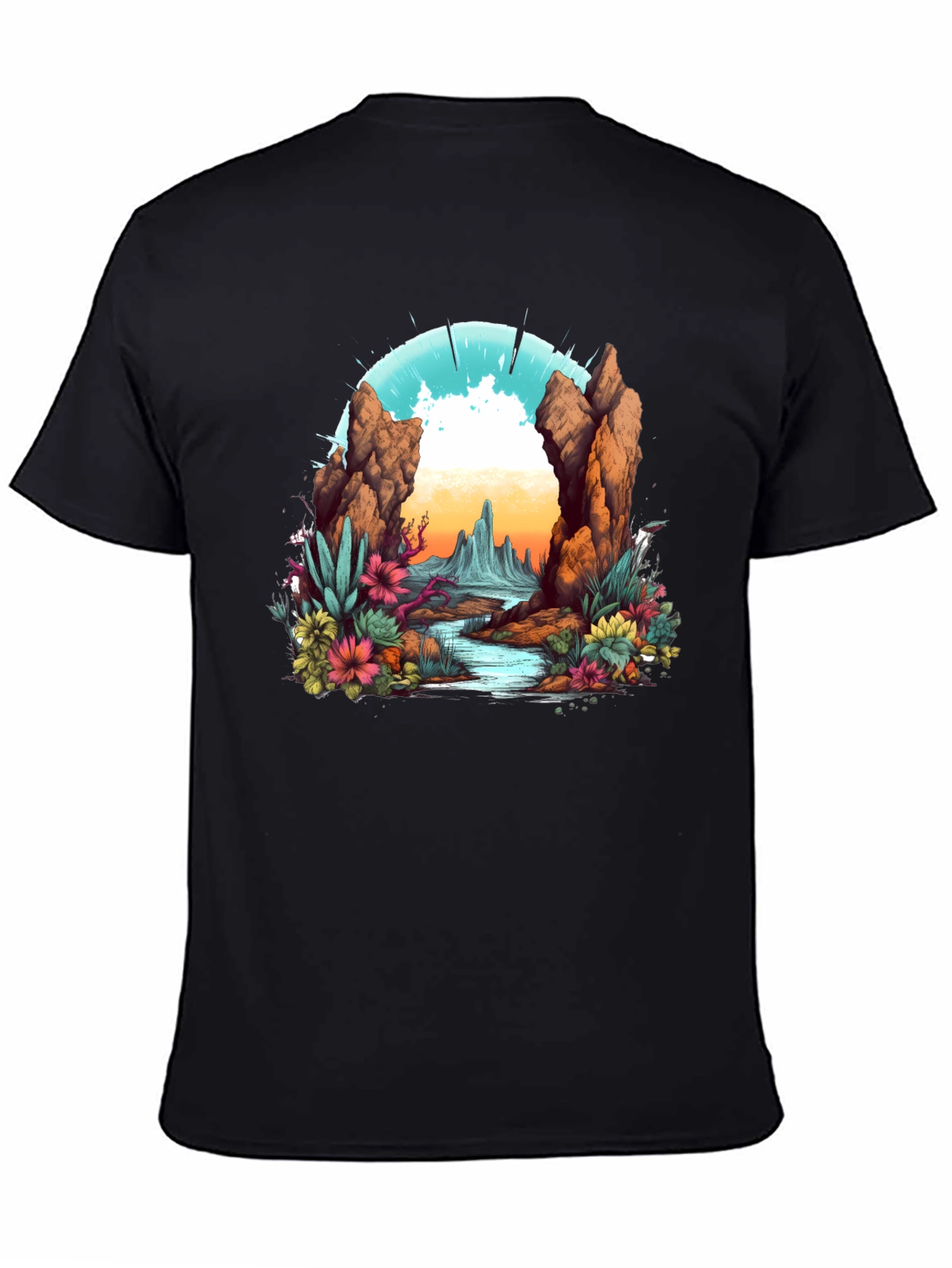 Desert Landscape Graphic Tee