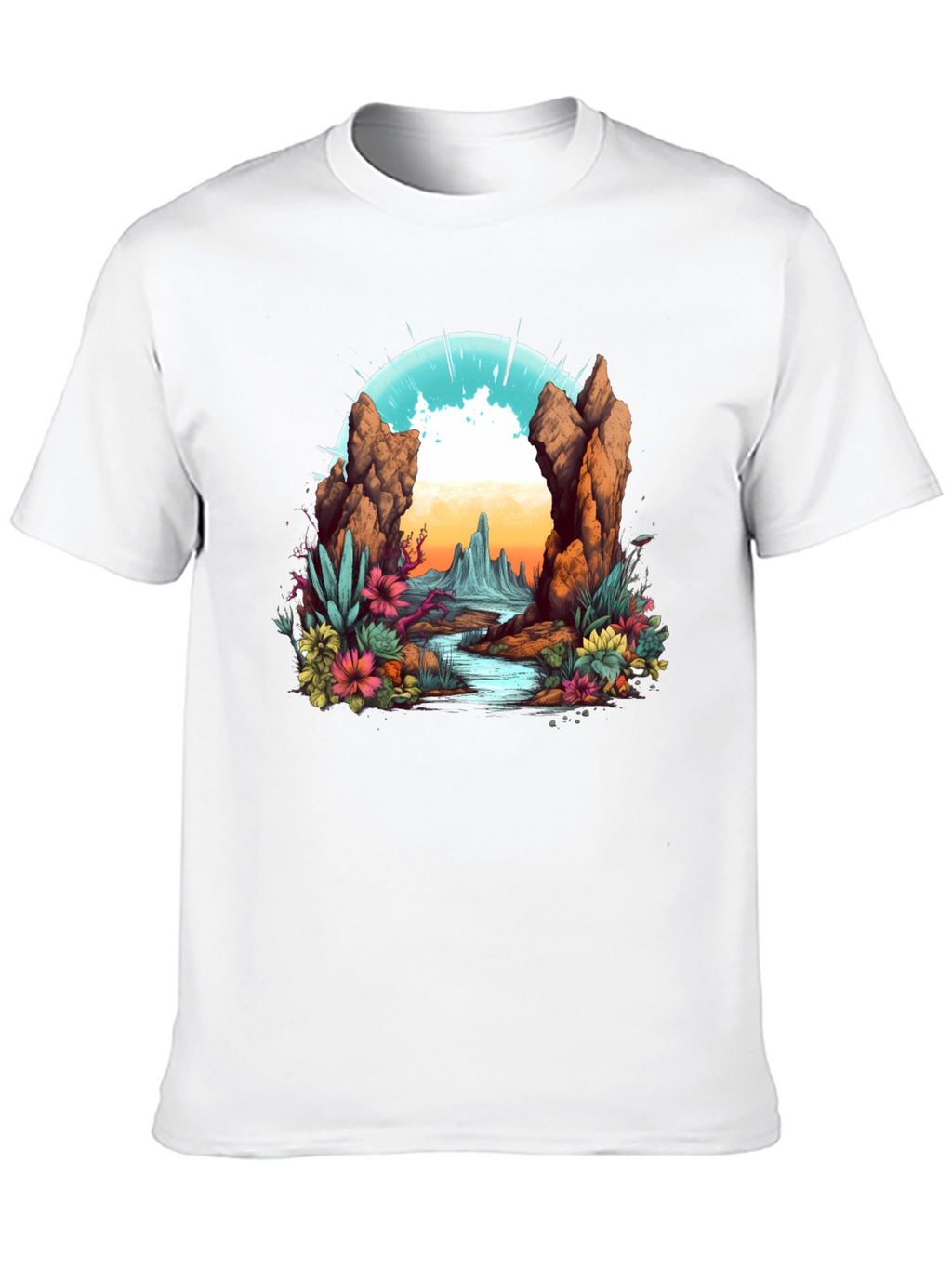 Desert Landscape Graphic Tee