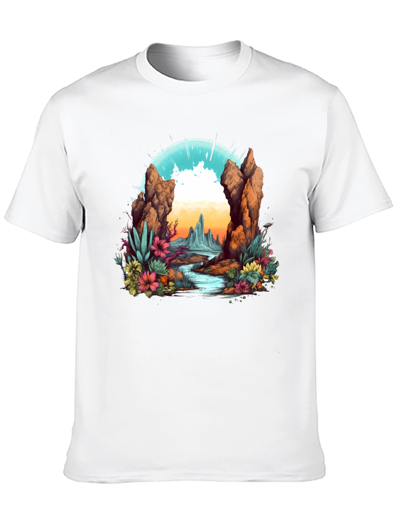 Desert Landscape Graphic Tee