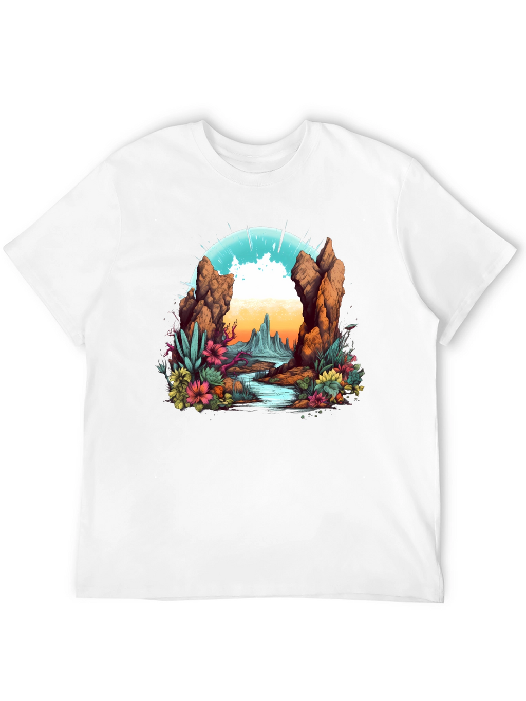 Desert Landscape Graphic Tee