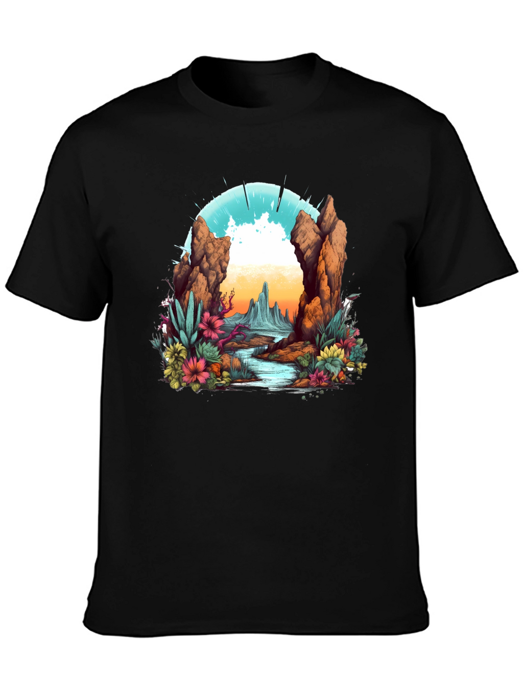 Desert Landscape Graphic Tee