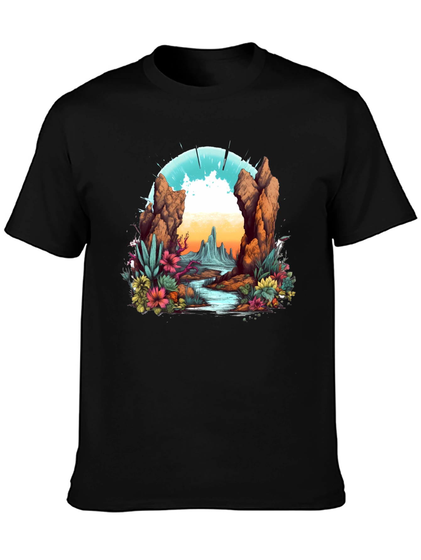 Desert Landscape Graphic Tee