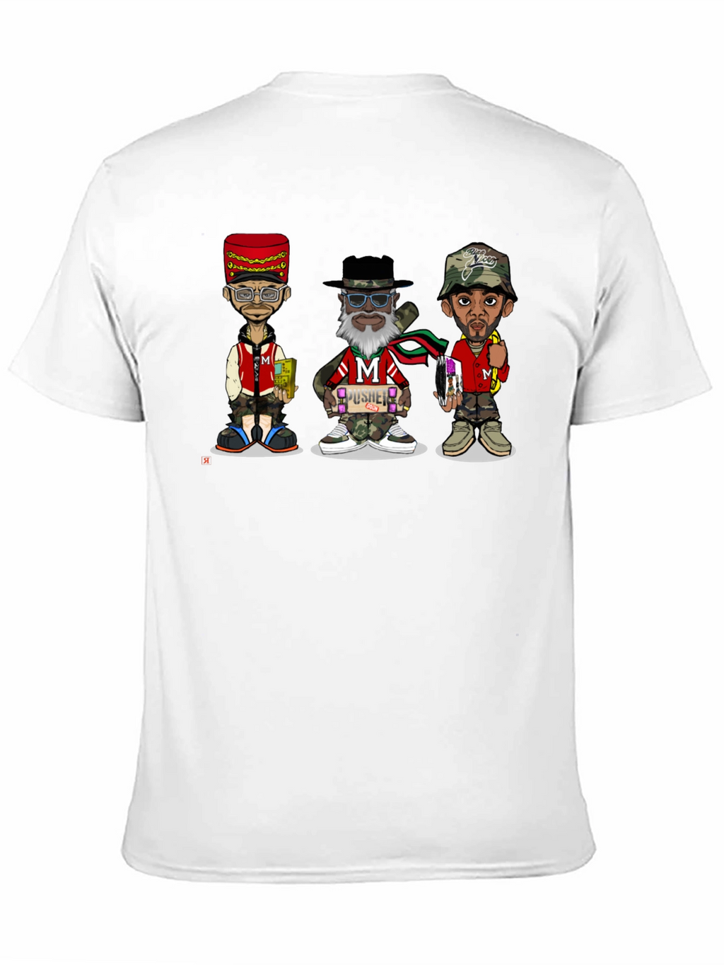 Stylish Cartoon Character Graphic T-Shirt