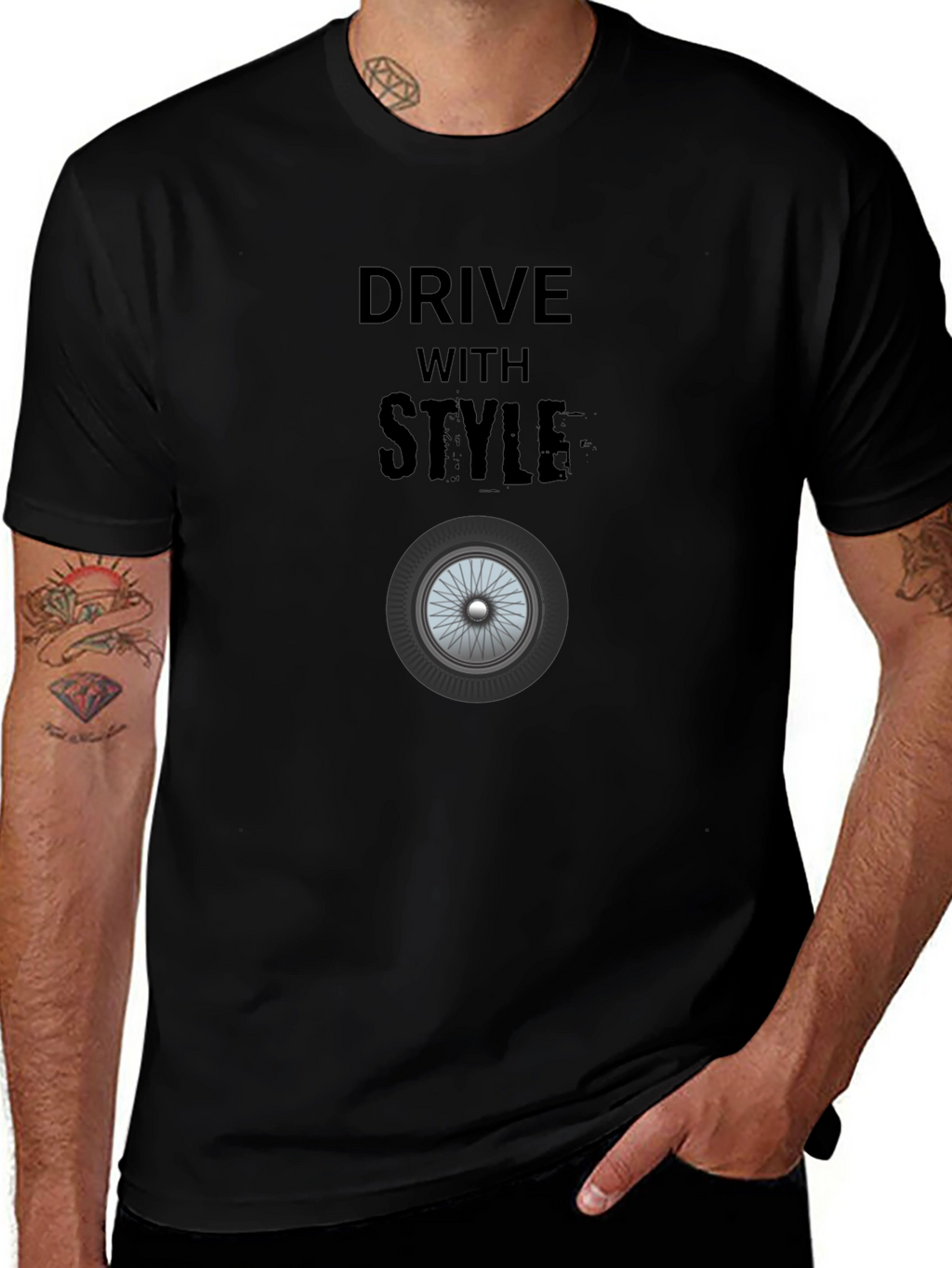 Drive with Style Graphic T-Shirt