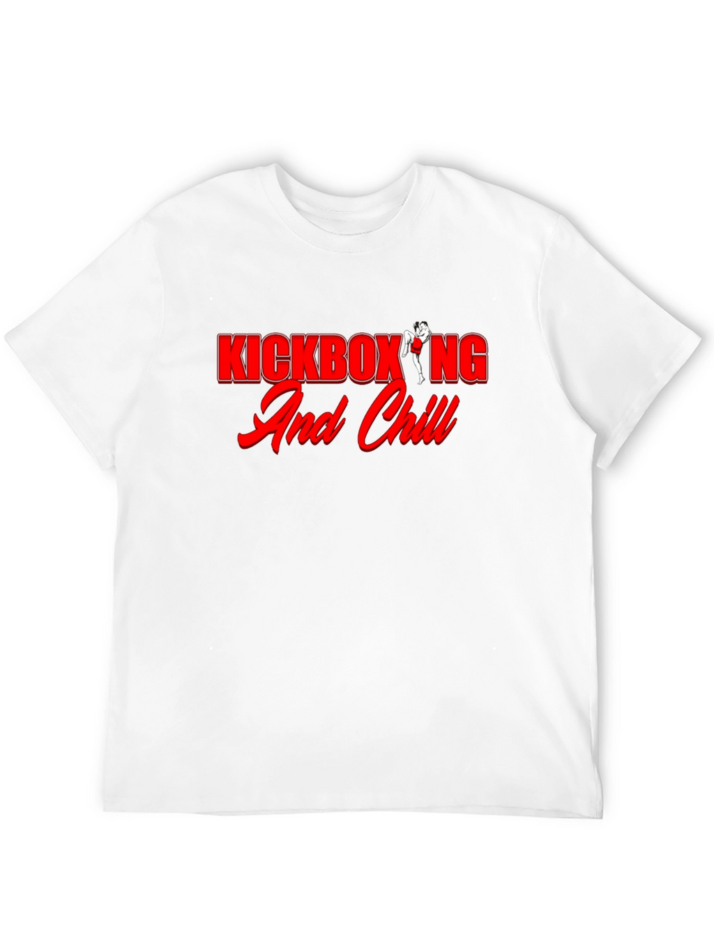 Kickboxing and Chill Black Graphic Tee