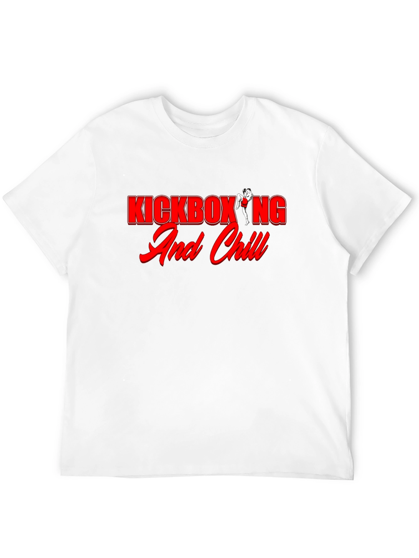 Kickboxing and Chill Black Graphic Tee