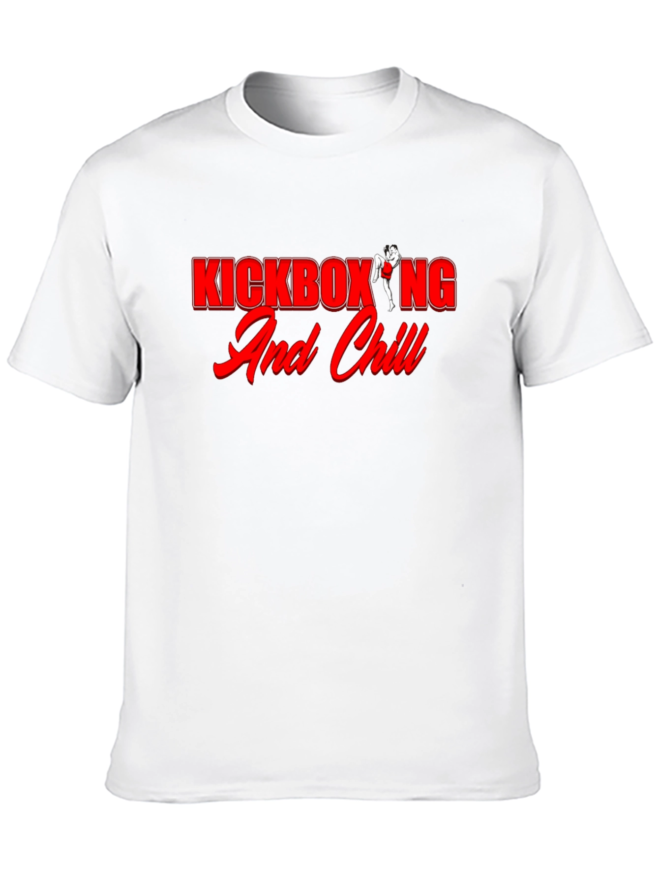 Kickboxing and Chill Black Graphic Tee