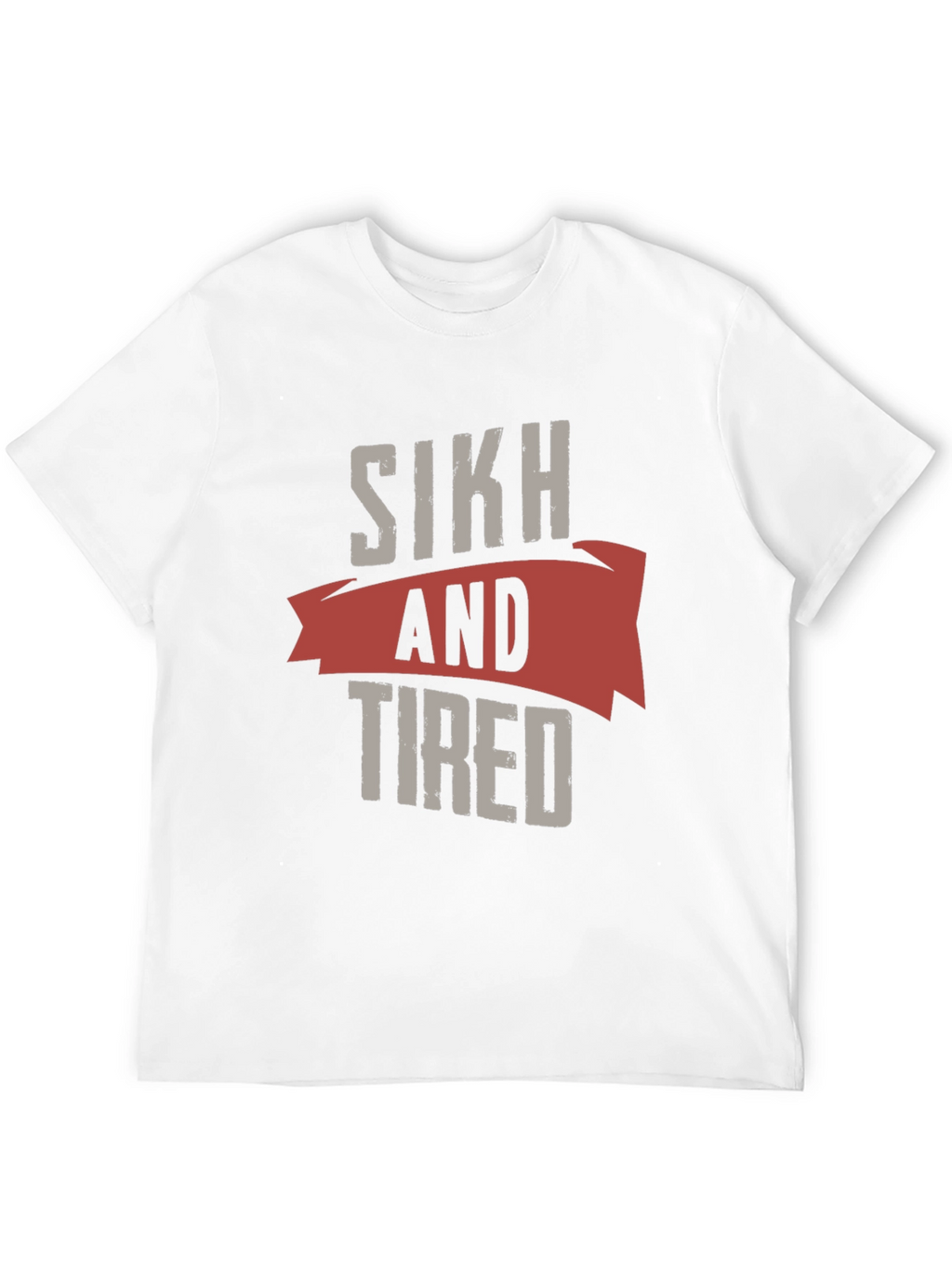 Sikh and Tired Graphic T-Shirt - Black