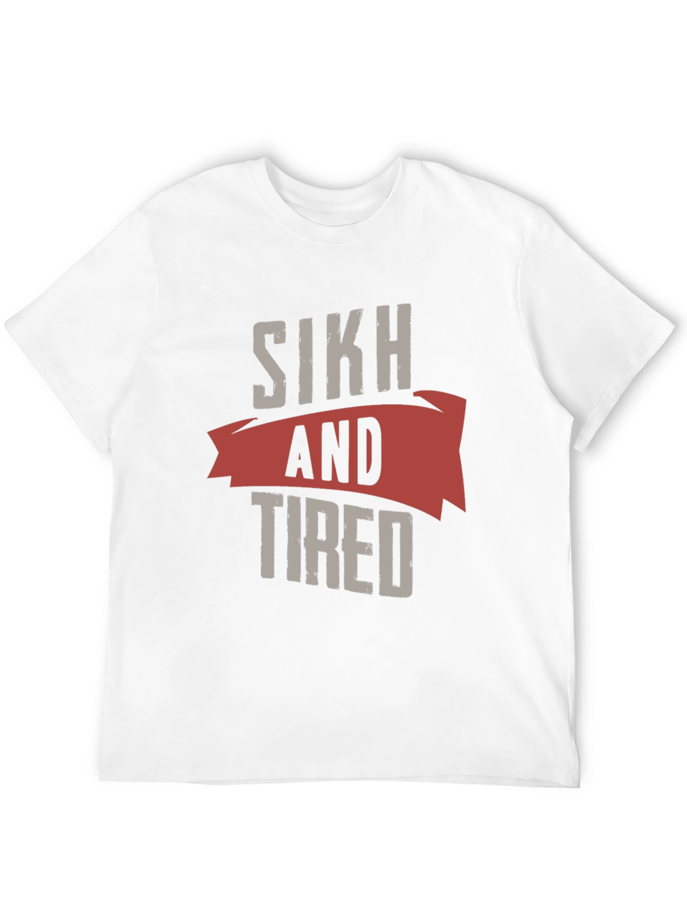 Sikh and Tired Graphic T-Shirt - Black