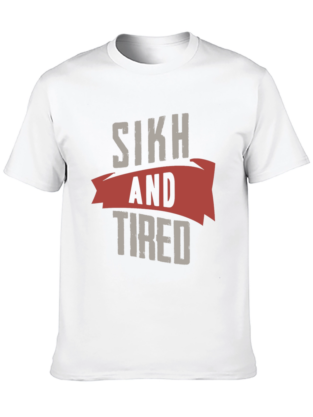 Sikh and Tired Graphic T-Shirt - Black