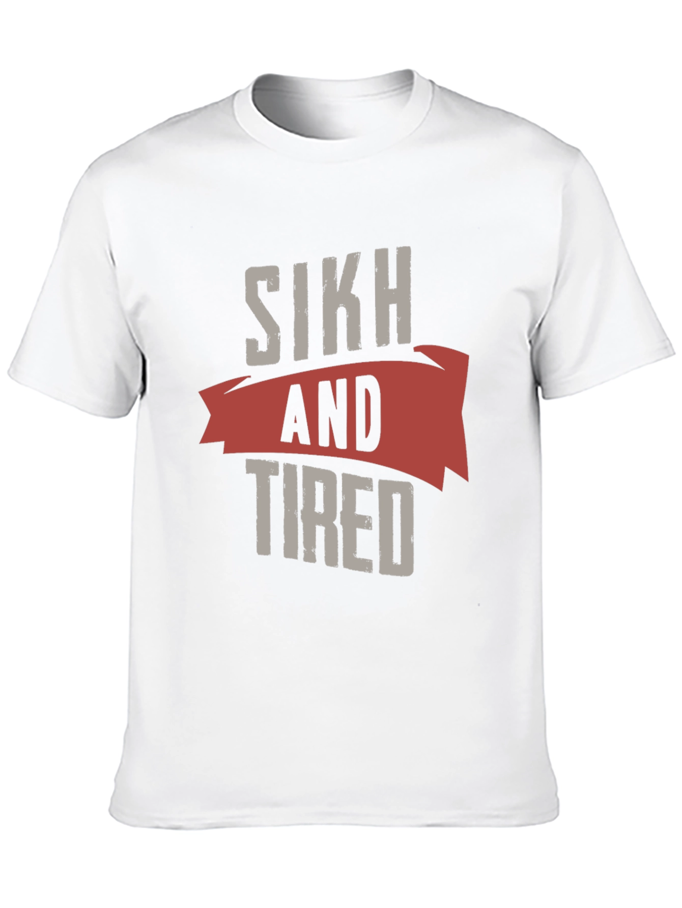 Sikh and Tired Graphic T-Shirt - Black