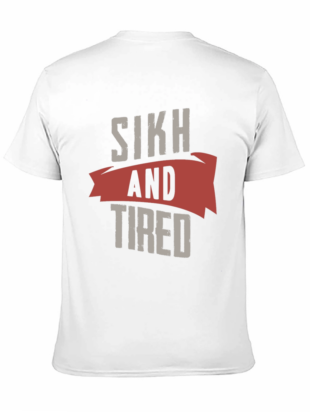 Sikh and Tired Graphic T-Shirt - Black