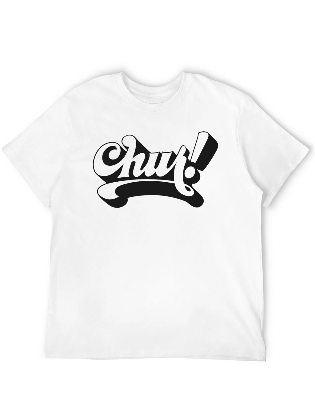 Mens Black Thug! Graphic Print T-Shirt