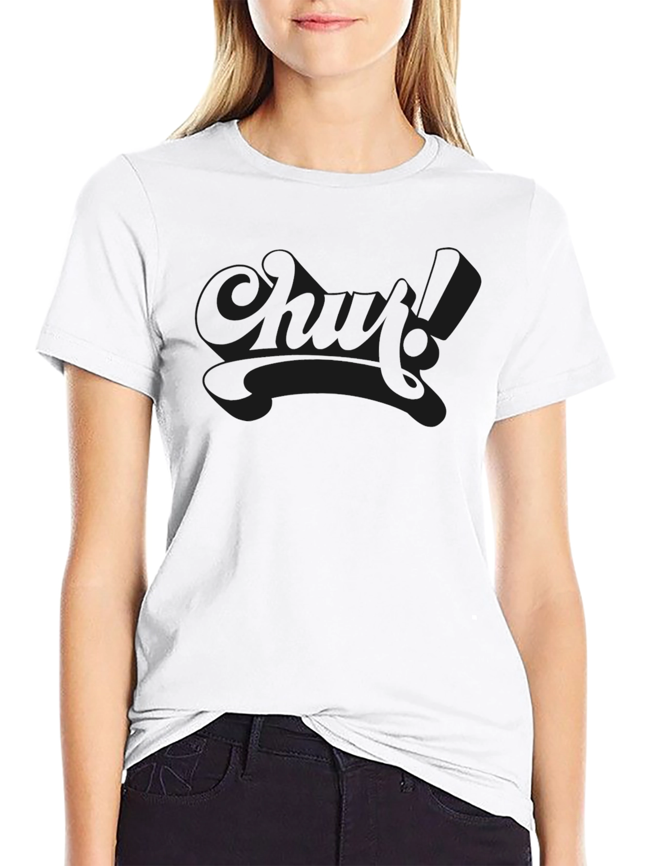 Mens Black Thug! Graphic Print T-Shirt