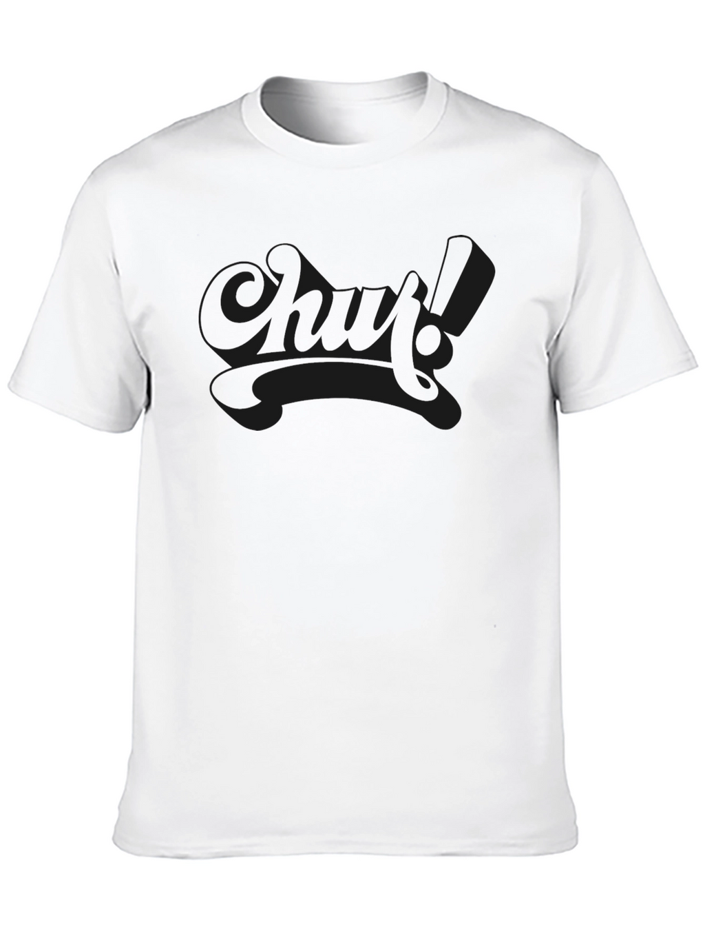 Mens Black Thug! Graphic Print T-Shirt