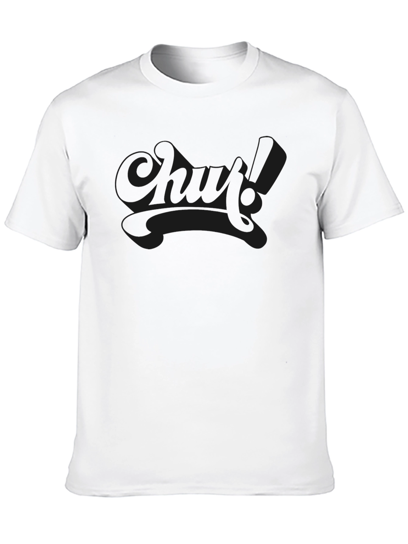 Mens Black Thug! Graphic Print T-Shirt