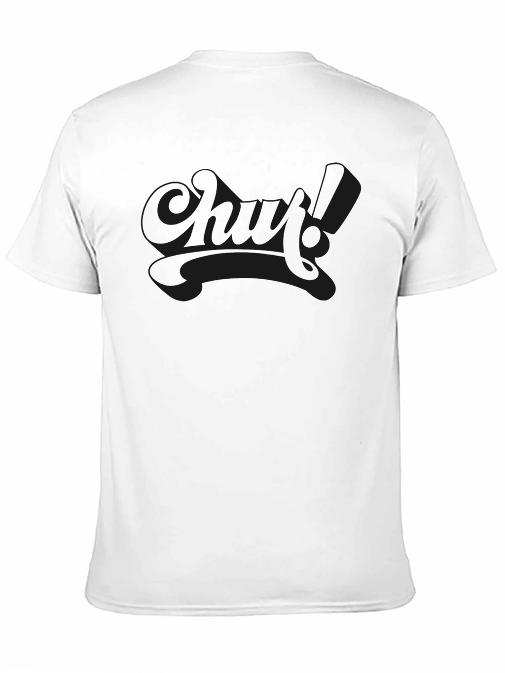 Mens Black Thug! Graphic Print T-Shirt