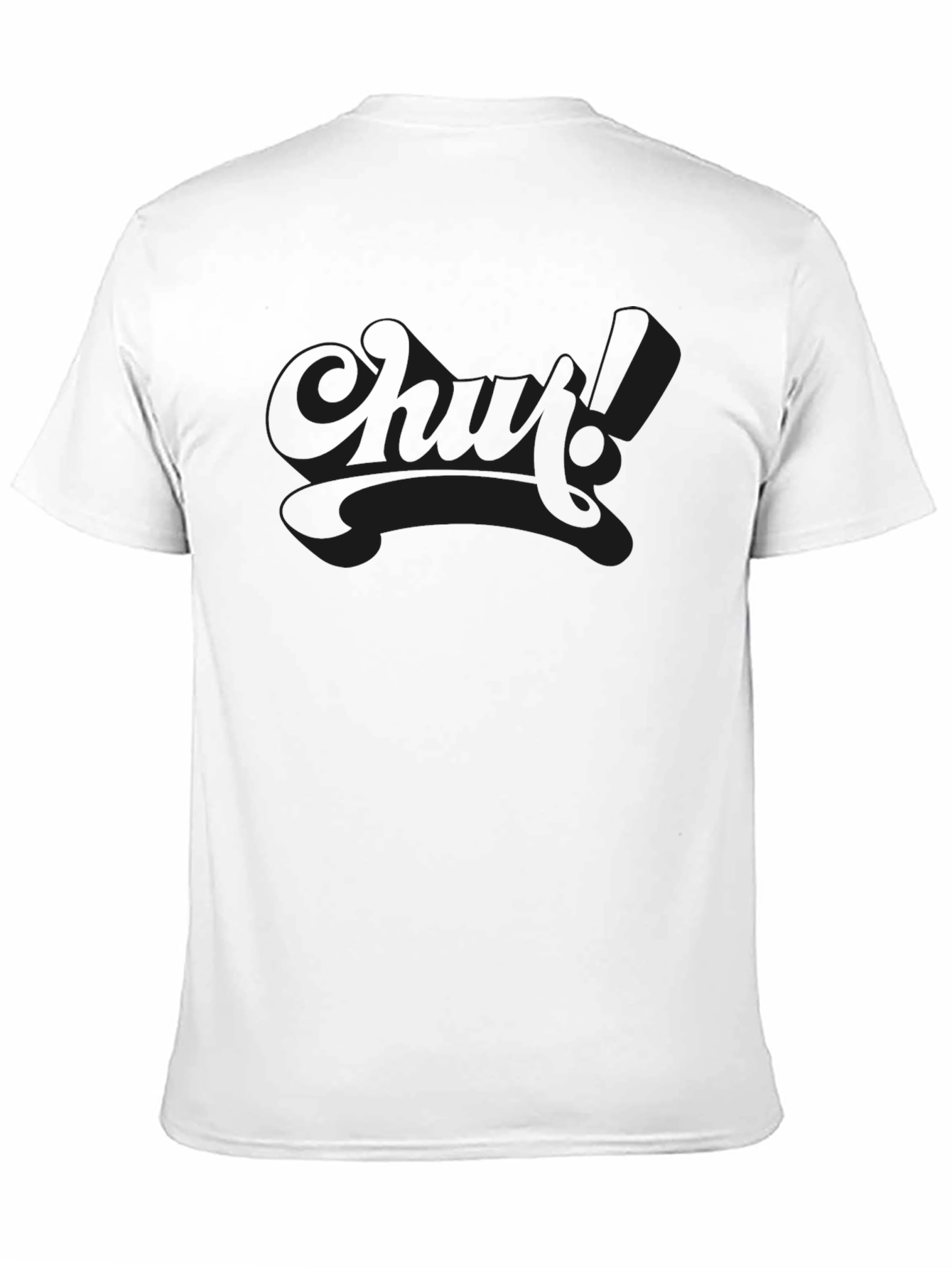 Mens Black Thug! Graphic Print T-Shirt