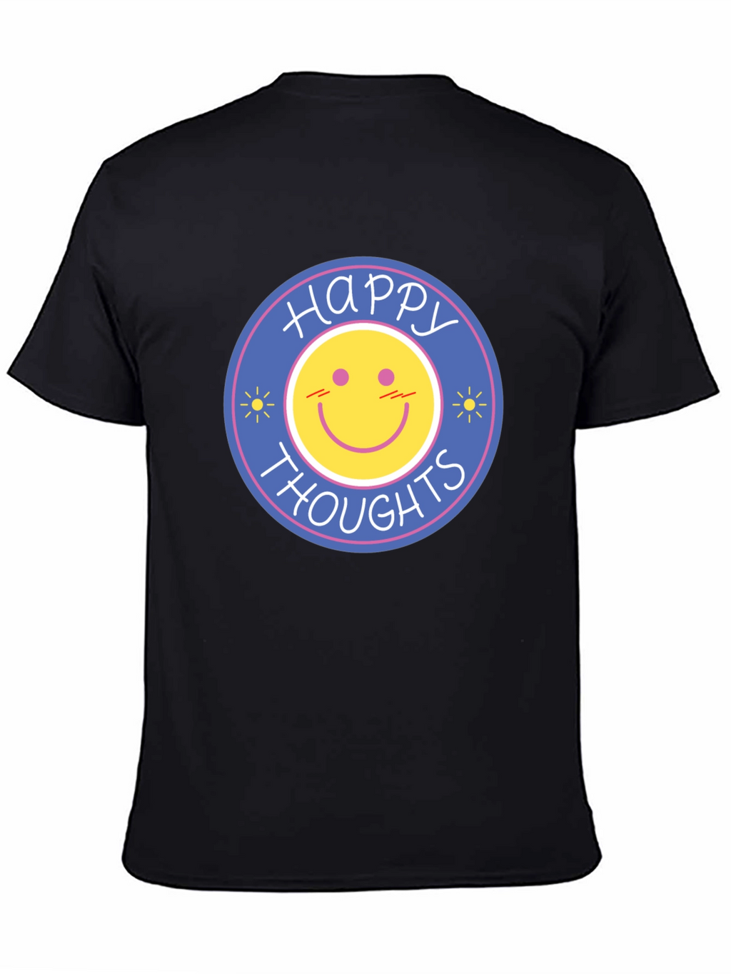 Happy Thoughts Graphic T-Shirt - Black