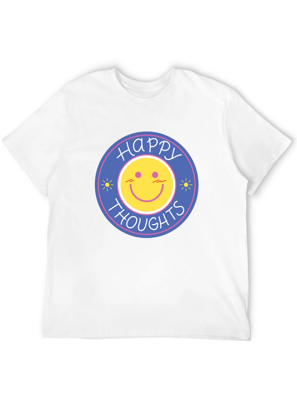 Happy Thoughts Graphic T-Shirt - Black