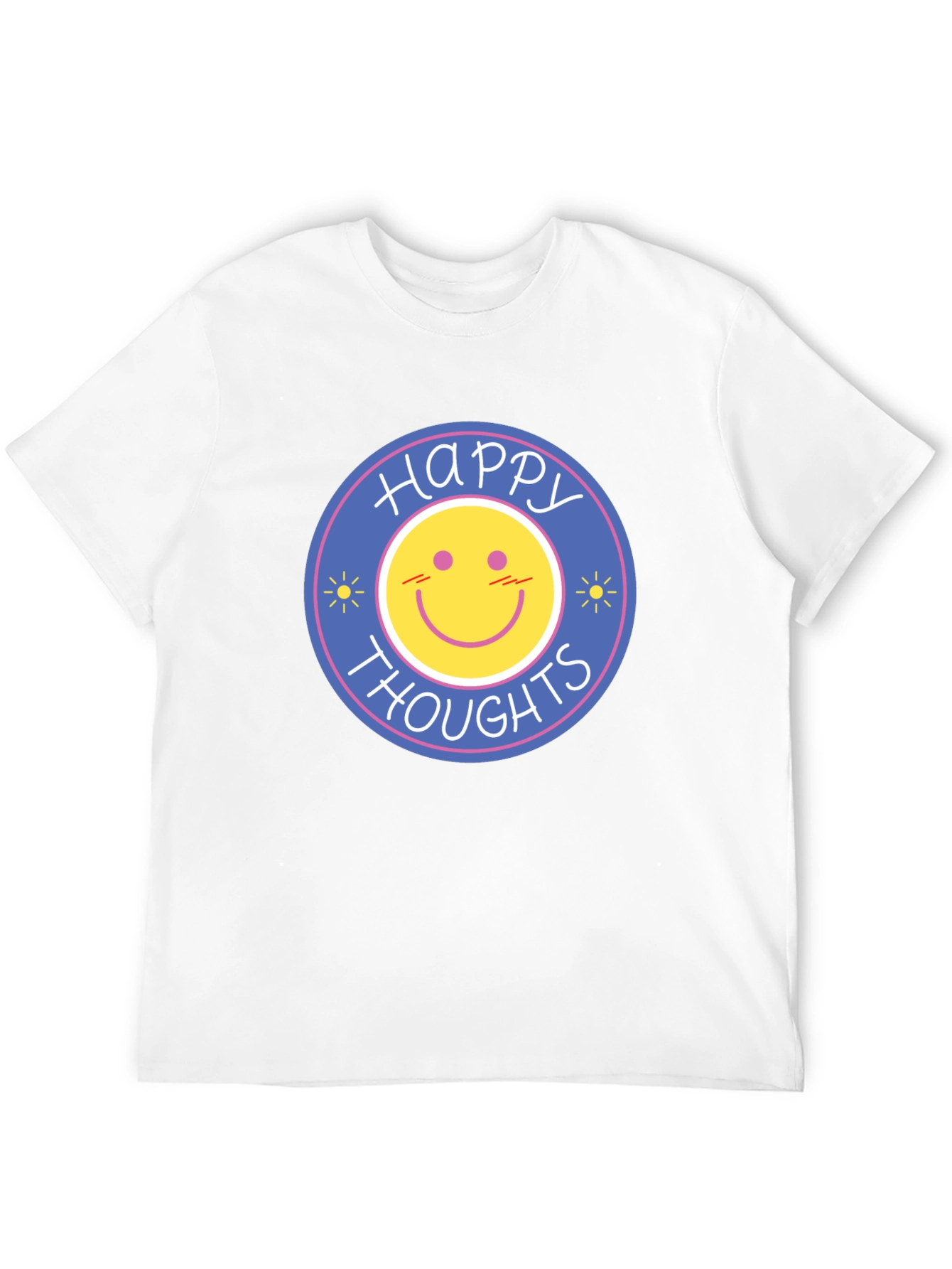 Happy Thoughts Graphic T-Shirt - Black