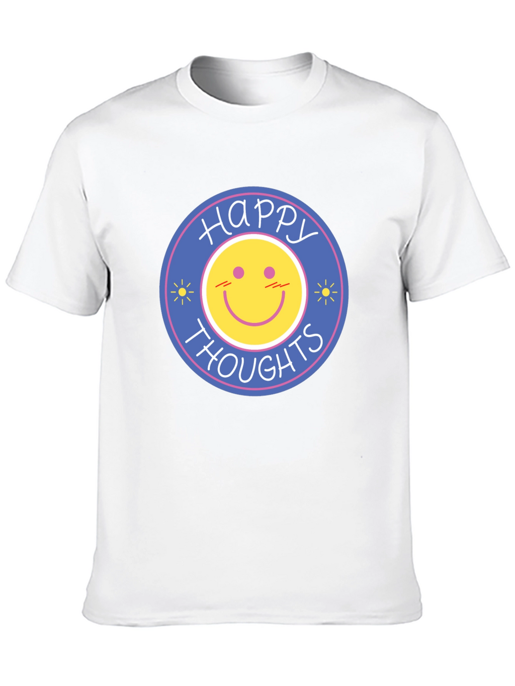 Happy Thoughts Graphic T-Shirt - Black