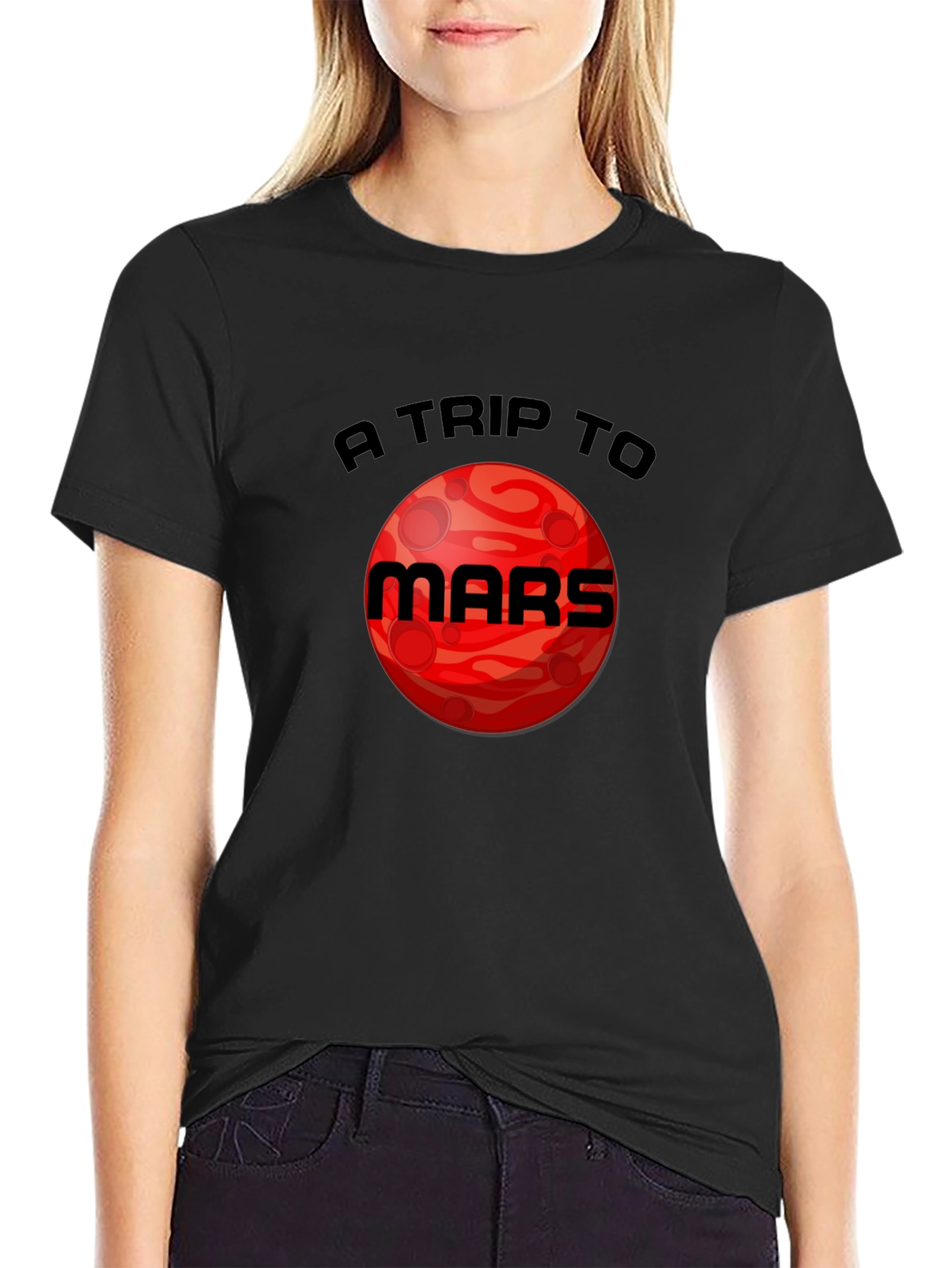 A Trip to Mars Graphic T-Shirt - Space Adventure Tee