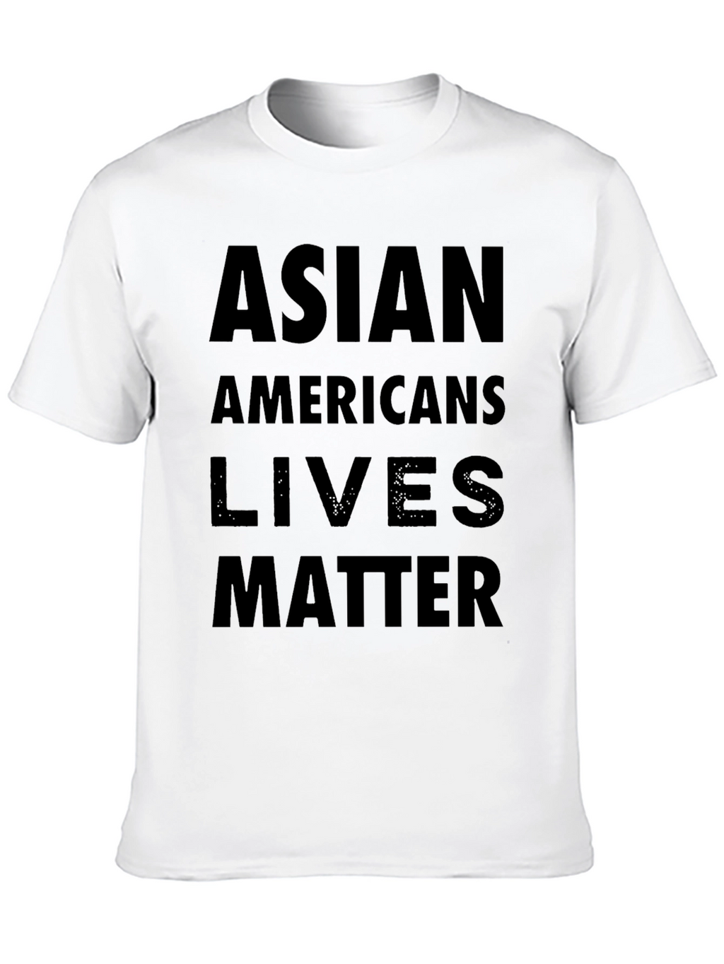 Asian Americans Lives Matter Black T-Shirt