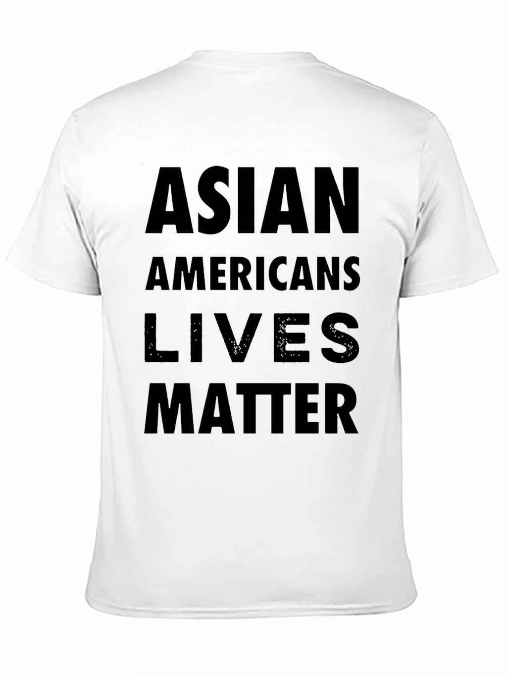 Asian Americans Lives Matter Black T-Shirt