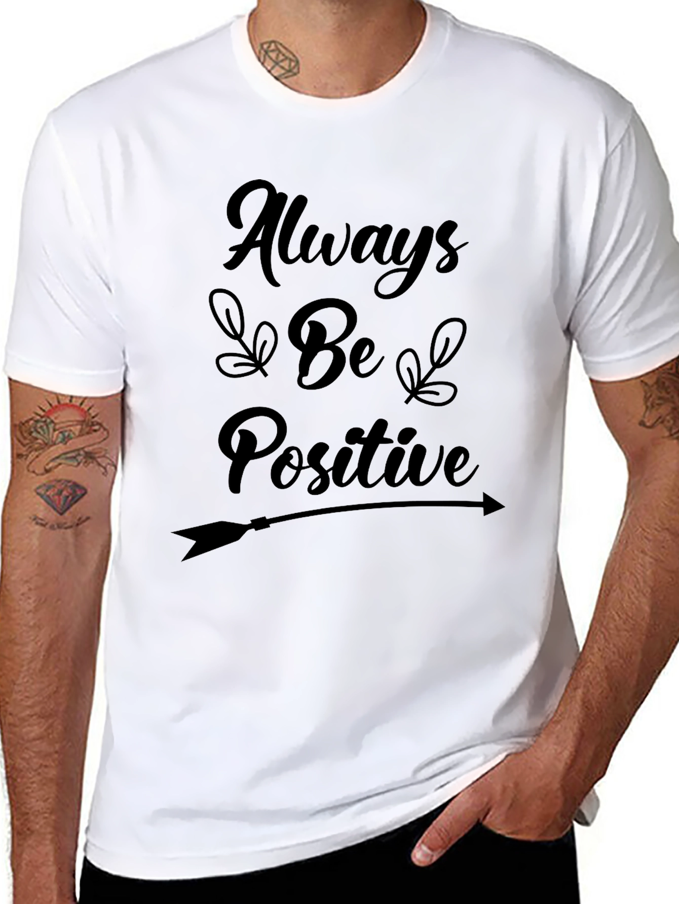 Always Be Positive Graphic T-Shirt