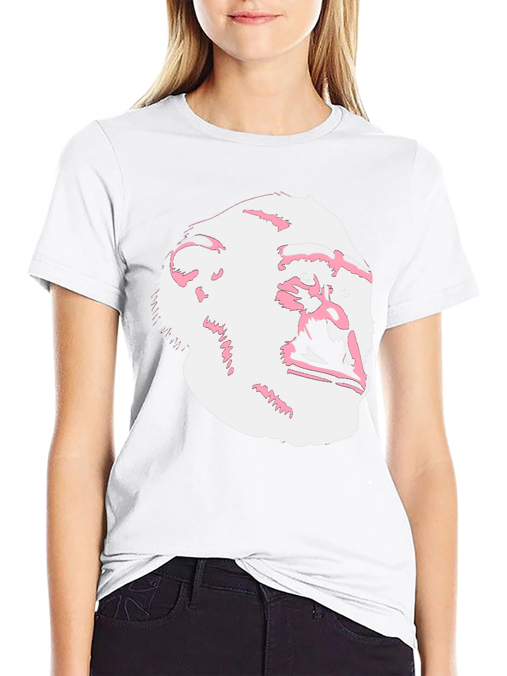 Graphic Tee: Gorilla Head Design