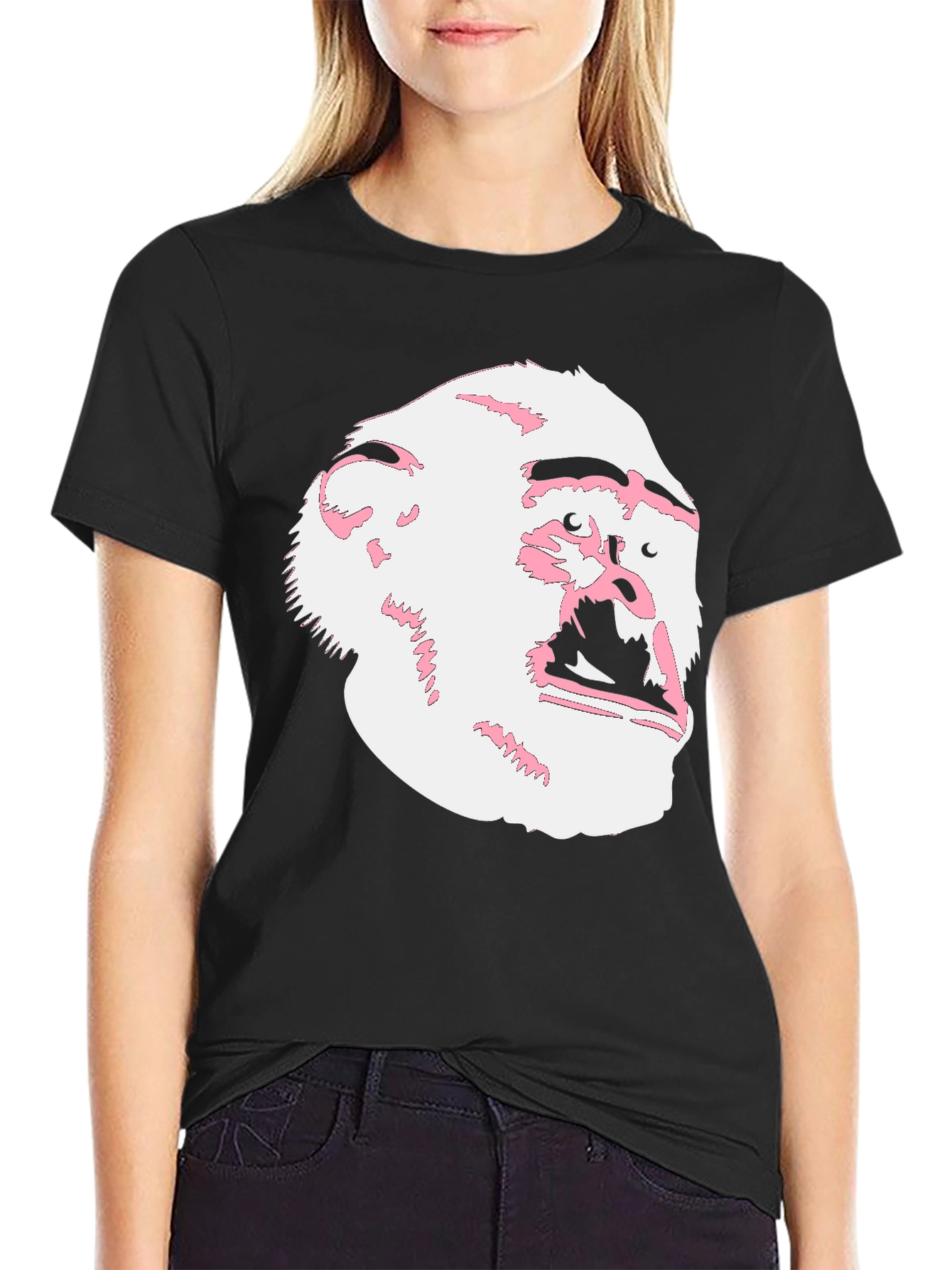 Graphic Tee: Gorilla Head Design