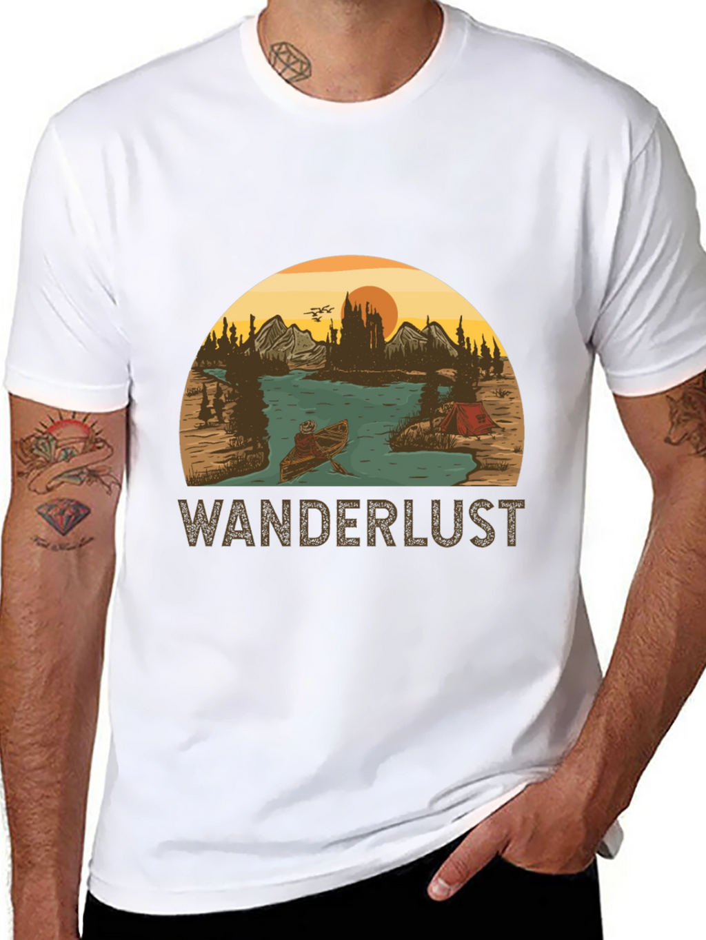 Wanderlust Graphic T-Shirt - Outdoor Adventure Tee