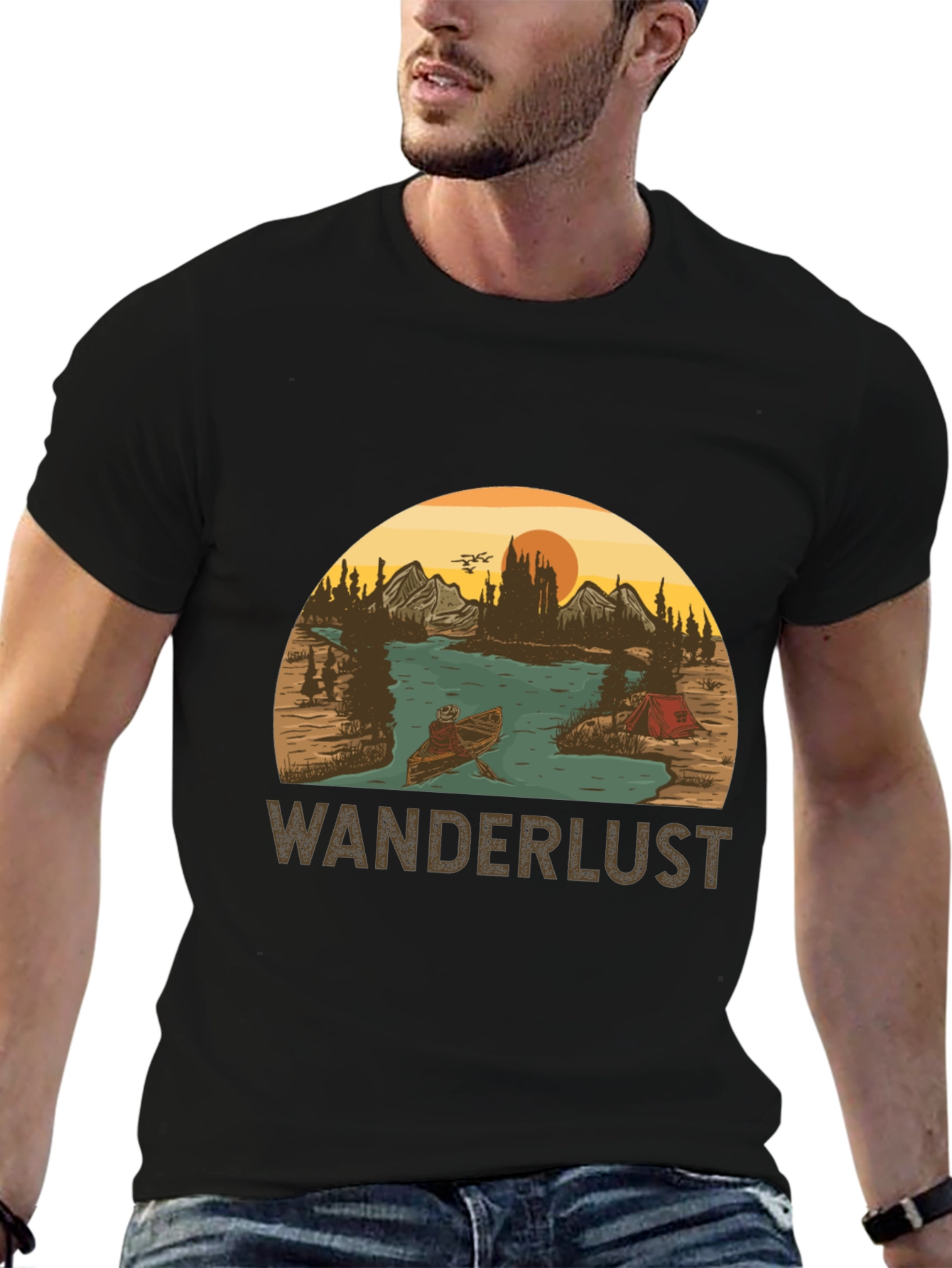 Wanderlust Graphic T-Shirt - Outdoor Adventure Tee
