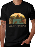 Wanderlust Graphic T-Shirt - Outdoor Adventure Tee