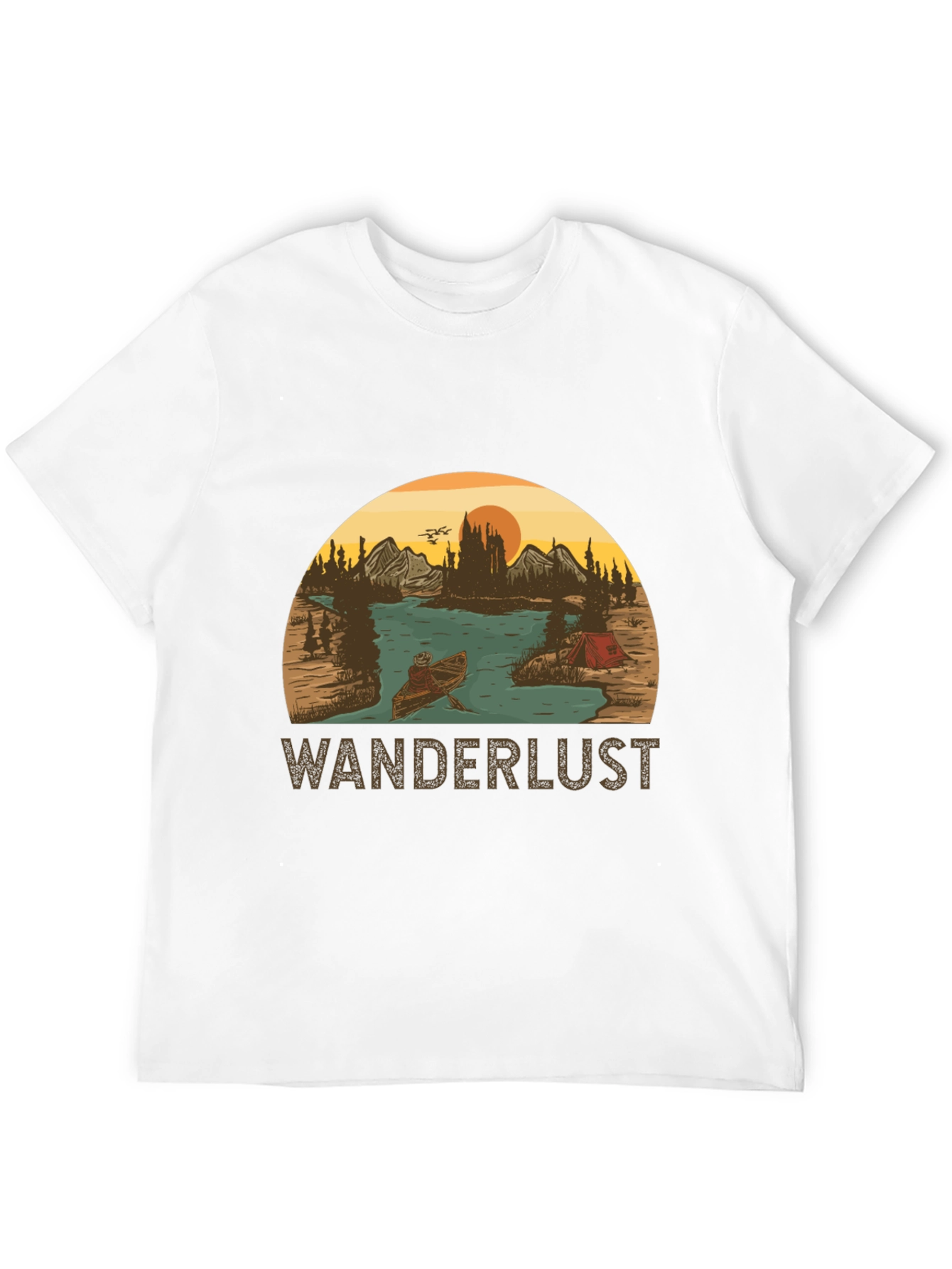 Wanderlust Graphic T-Shirt - Outdoor Adventure Tee