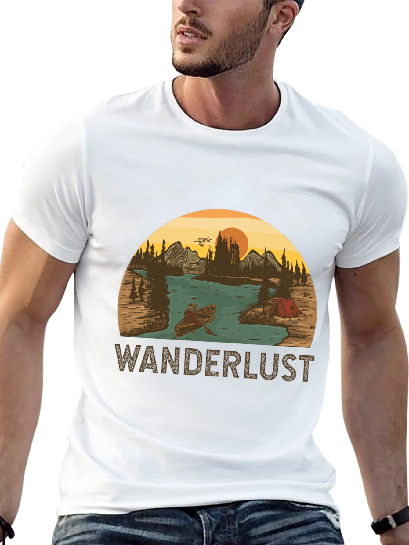 Wanderlust Graphic T-Shirt - Outdoor Adventure Tee