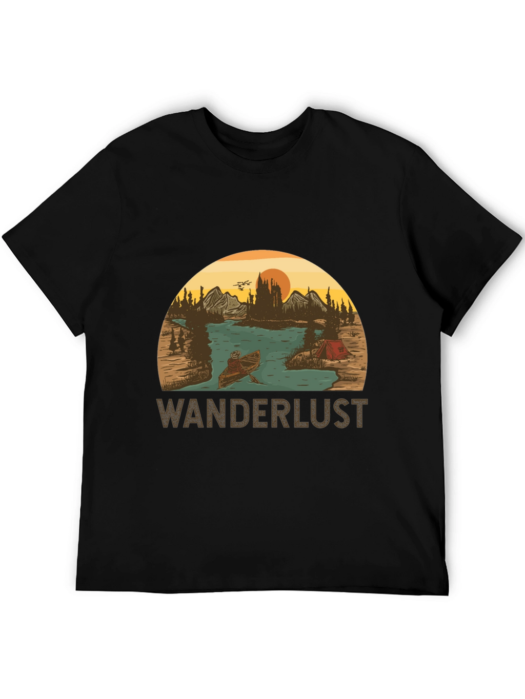 Wanderlust Graphic T-Shirt - Outdoor Adventure Tee