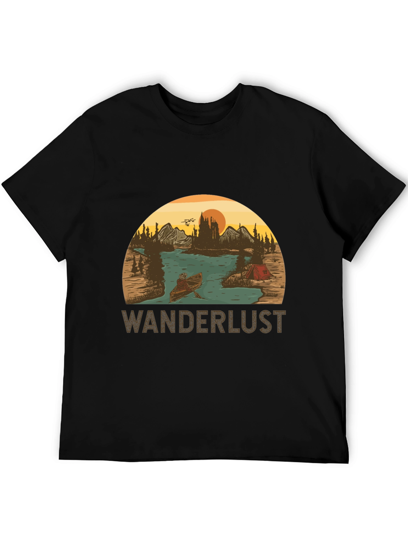 Wanderlust Graphic T-Shirt - Outdoor Adventure Tee