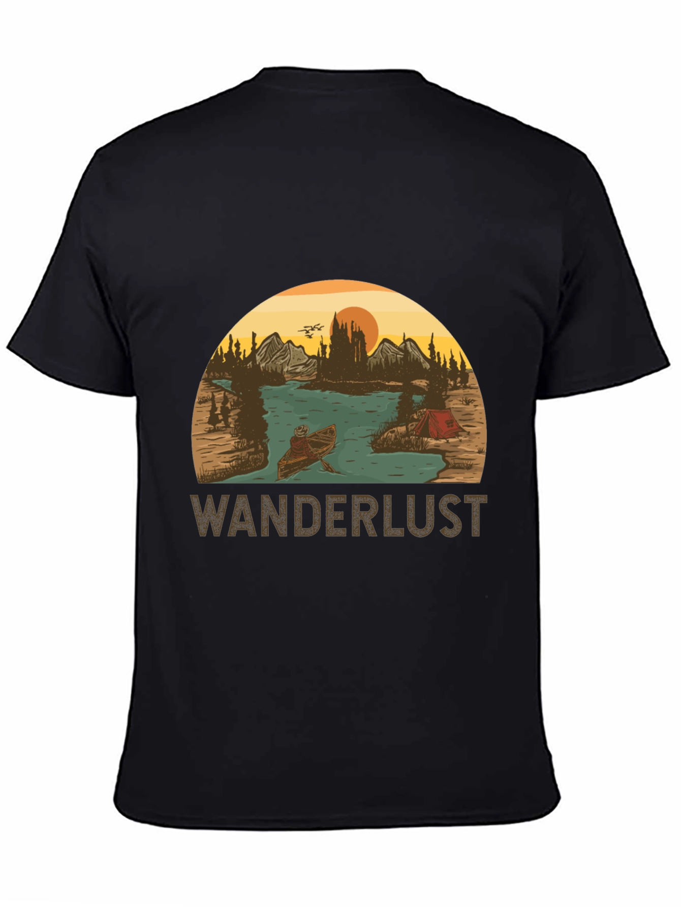 Wanderlust Graphic T-Shirt - Outdoor Adventure Tee