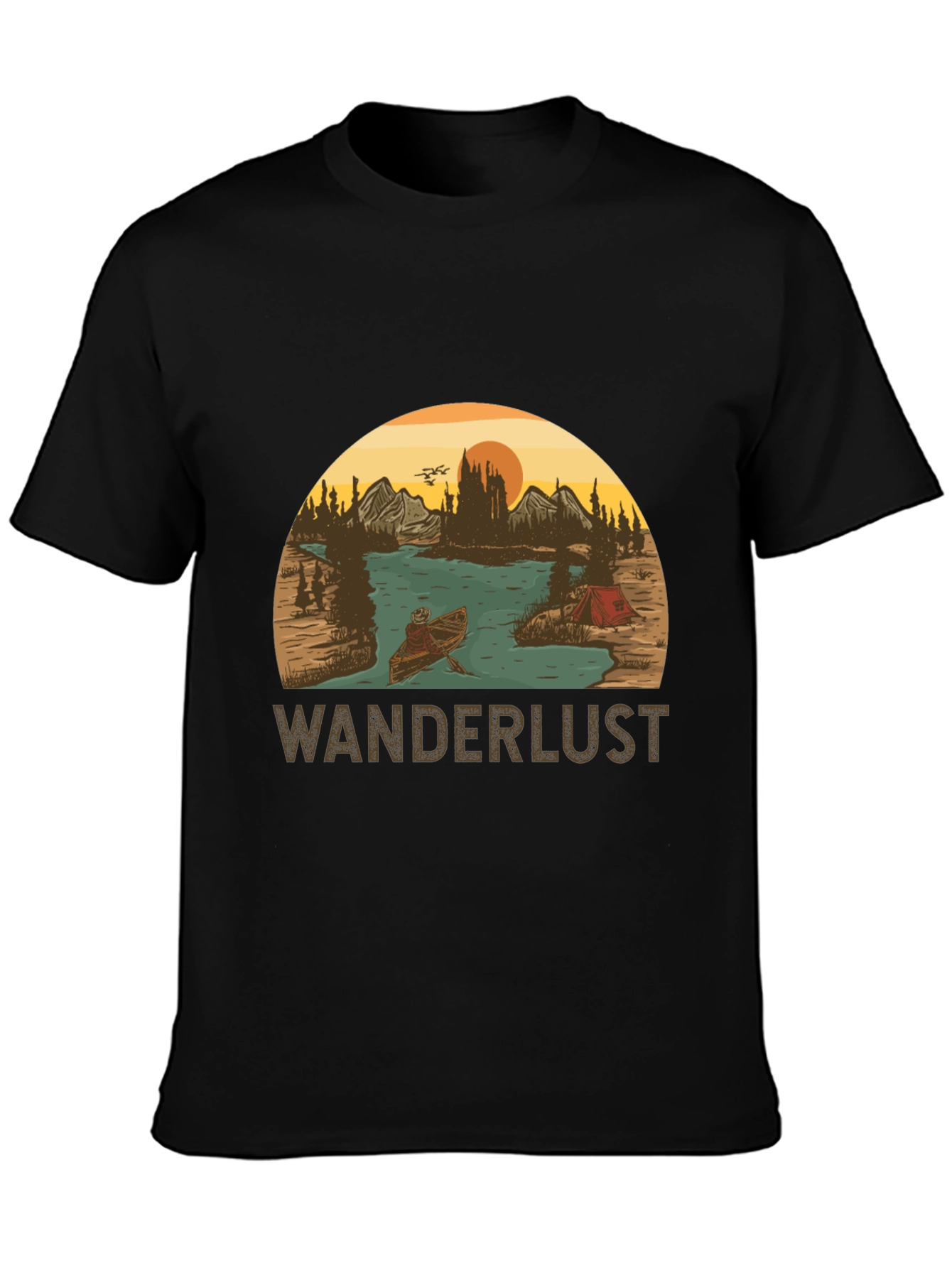 Wanderlust Graphic T-Shirt - Outdoor Adventure Tee