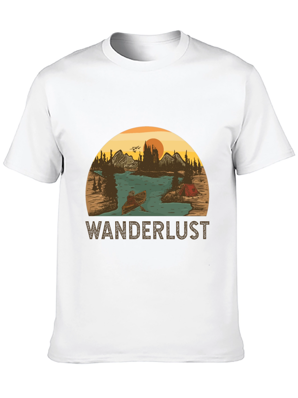 Wanderlust Graphic T-Shirt - Outdoor Adventure Tee