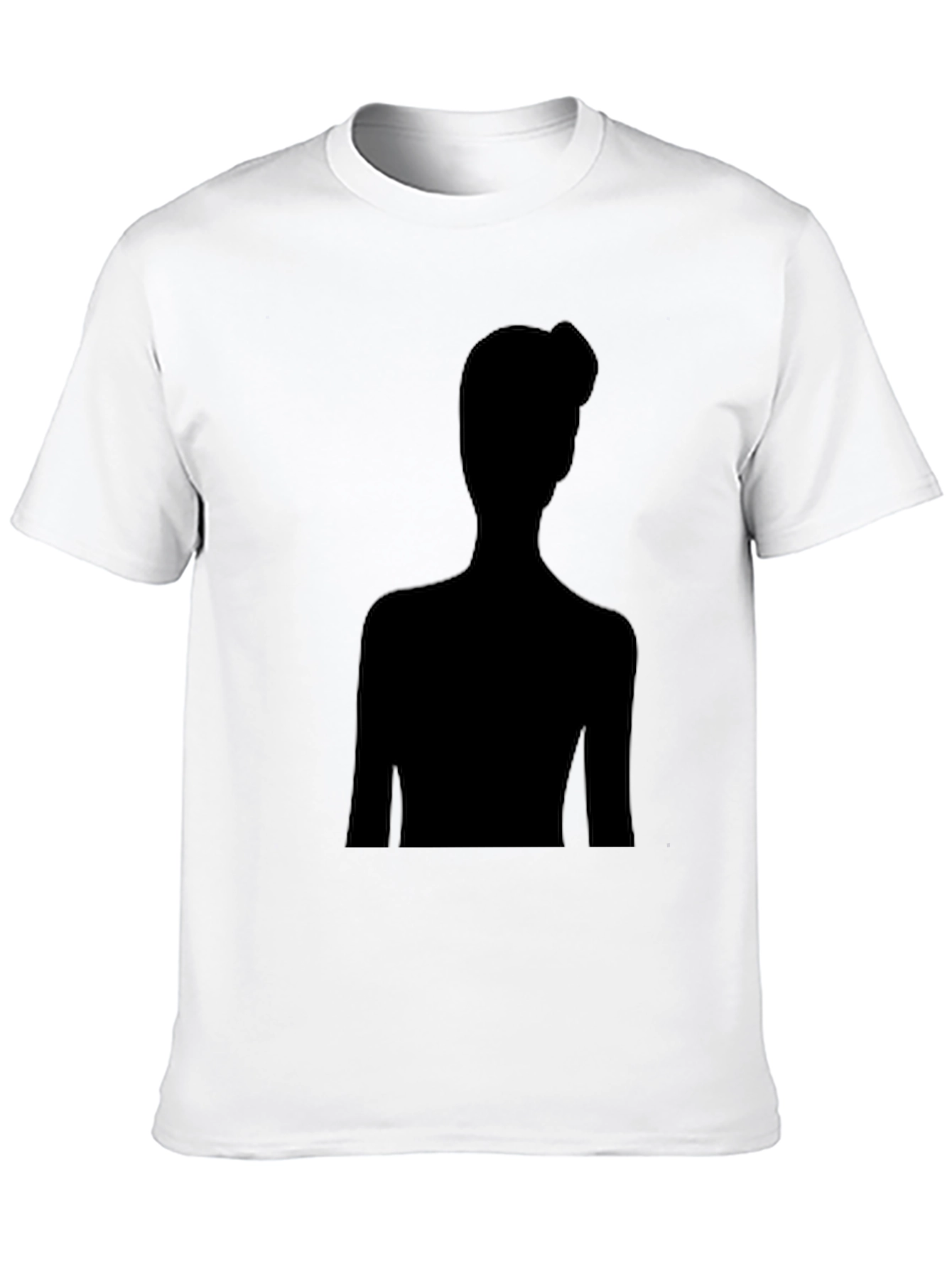 Silhouette Graphic Tee - Modern Black T-Shirt