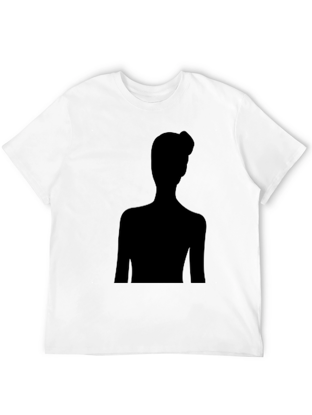 Silhouette Graphic Tee - Modern Black T-Shirt