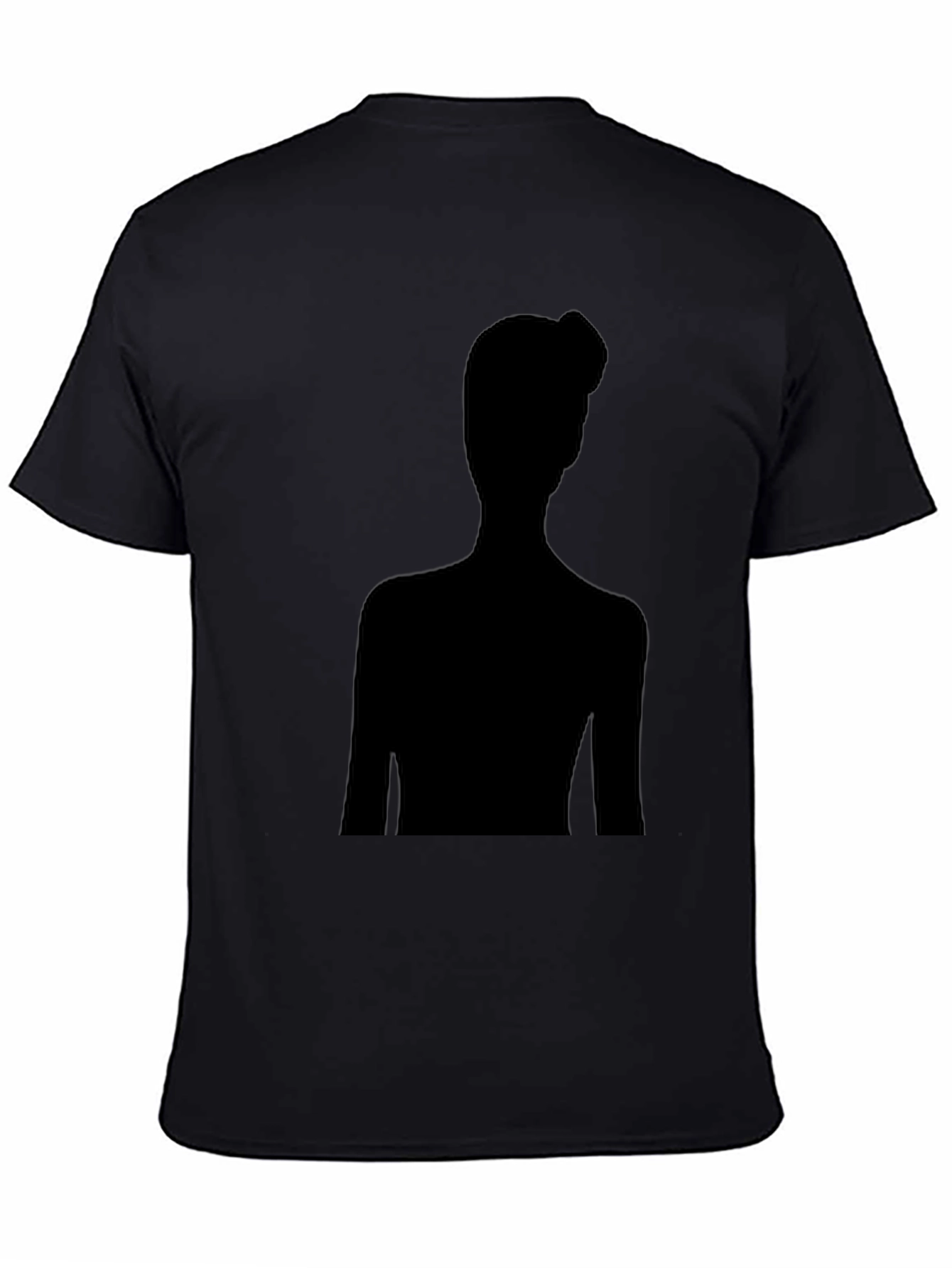 Silhouette Graphic Tee - Modern Black T-Shirt