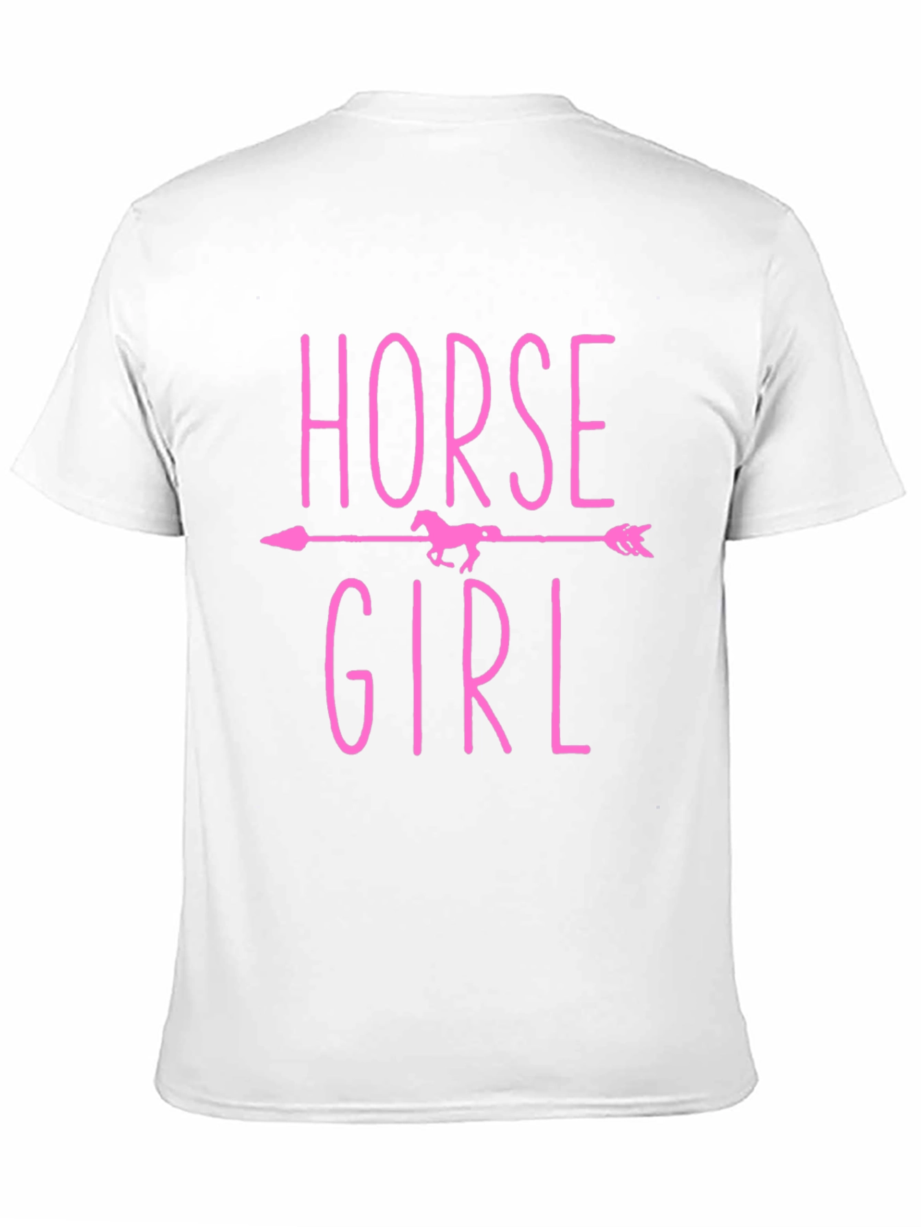 Horse Girl T-Shirt - Equestrian Arrow Design