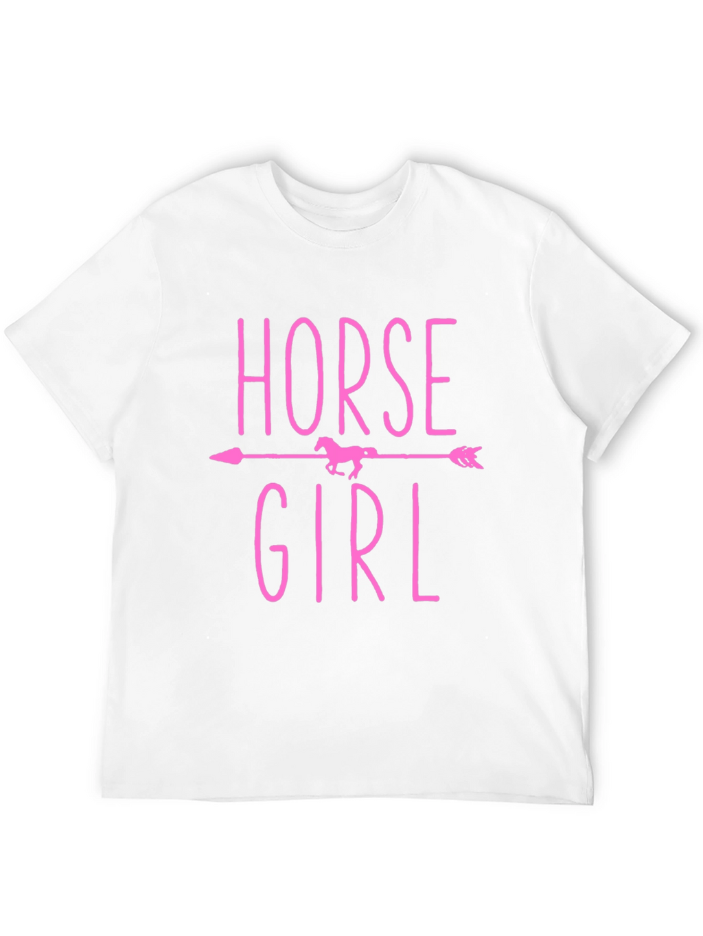 Horse Girl T-Shirt - Equestrian Arrow Design