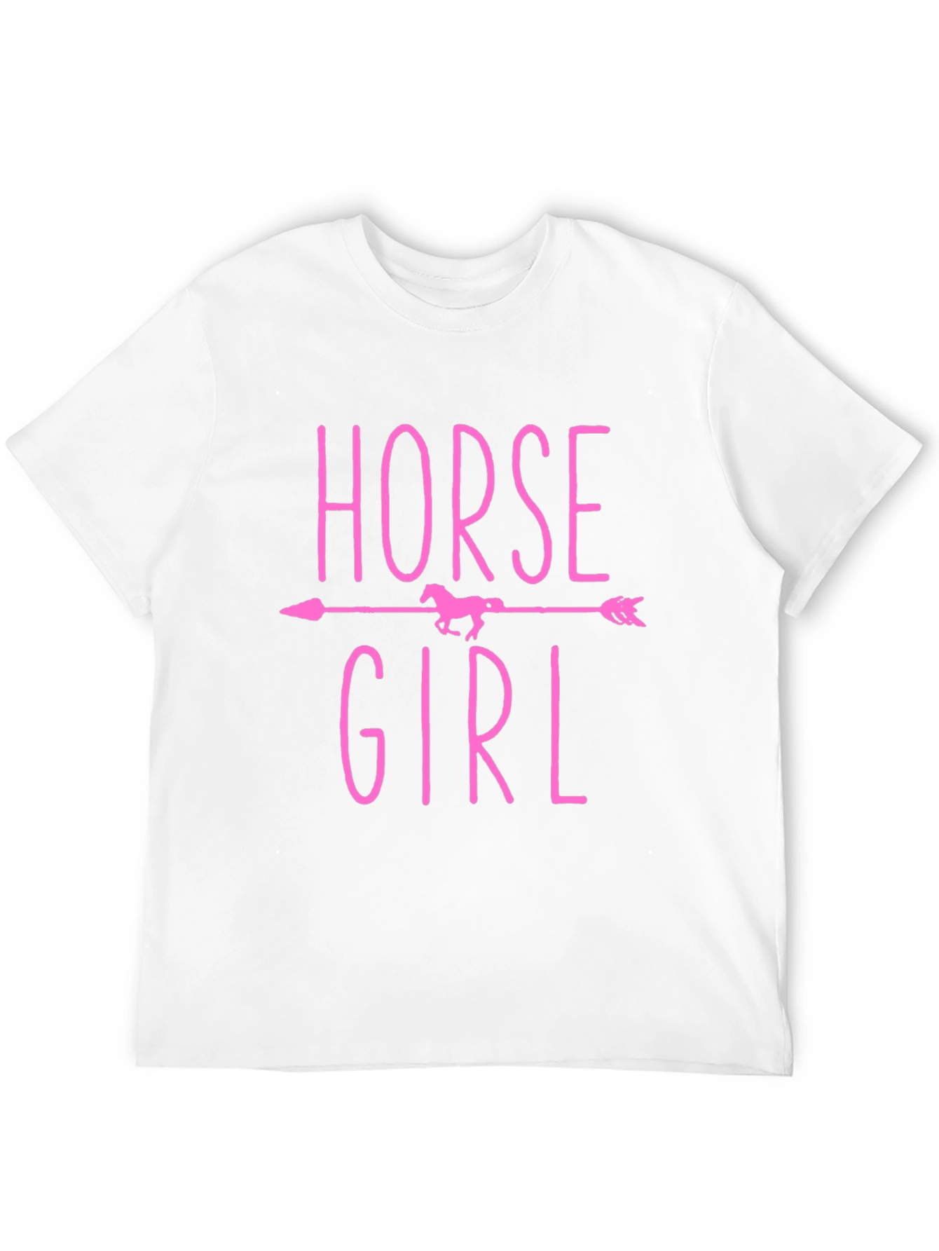 Horse Girl T-Shirt - Equestrian Arrow Design